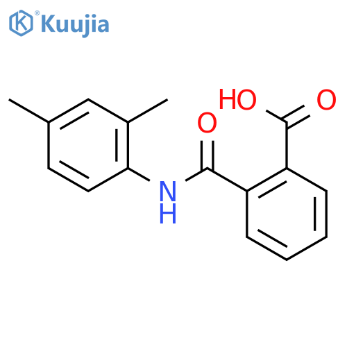 Benzoic acid,2-[[(2,4-dimethylphenyl)amino]carbonyl]- structure