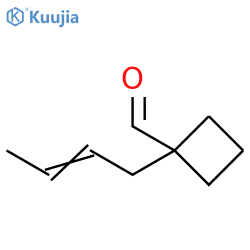 Cyclobutanecarboxaldehyde, 1-(2-buten-1-yl)- structure