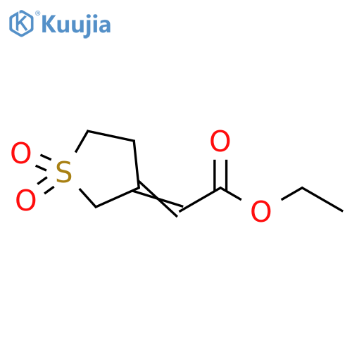 ethyl 2-(3Z)-1,1-dioxo-1lambda6-thiolan-3-ylideneacetate structure