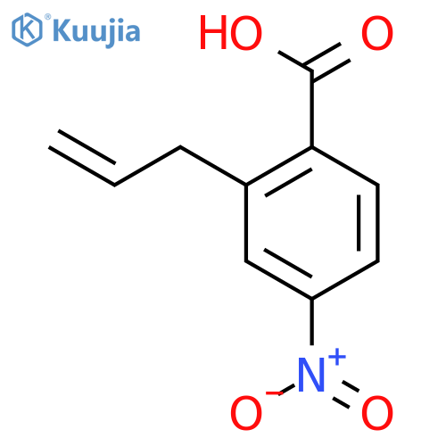 Benzoic acid,4-nitro-2-(2-propen-1-yl)- structure