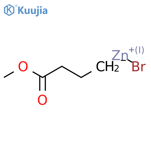 Zinc, bromo(4-methoxy-4-oxobutyl)- structure