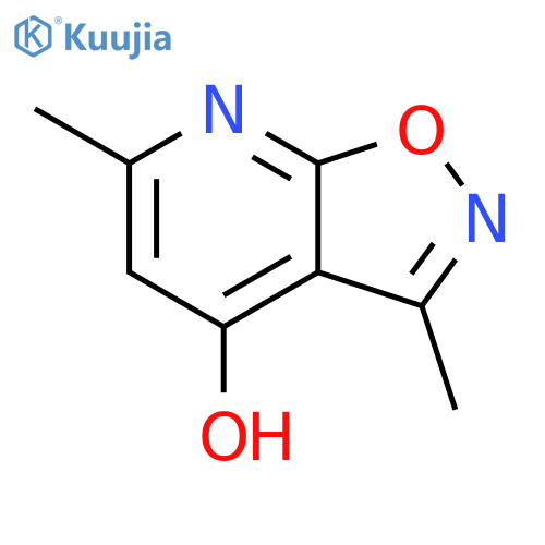 Isoxazolo[5,4-b]pyridin-4-ol,3,6-dimethyl- structure