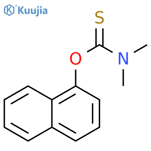 Carbamothioic acid, dimethyl-, O-1-naphthalenyl ester structure