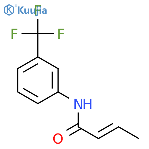 2-Butenamide,N-[3-(trifluoromethyl)phenyl]- structure