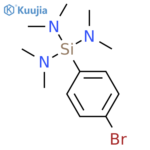 Silanetriamine, 1-(4-bromophenyl)-N,N,N',N',N'',N''-hexamethyl- structure