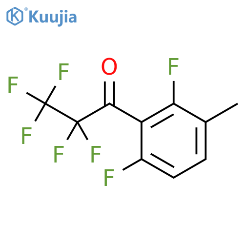 1-(2,6-Difluoro-3-methylphenyl)-2,2,3,3,3-pentafluoro-1-propanone structure