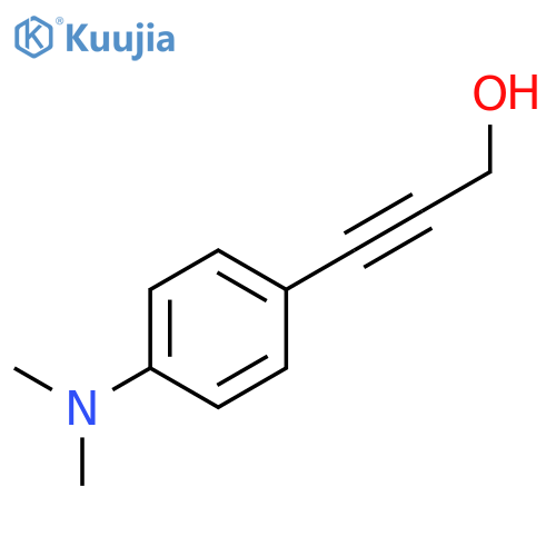 2-Propyn-1-ol, 3-[4-(dimethylamino)phenyl]- structure