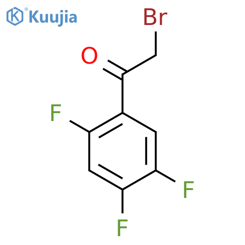 2,4,5-Trifluorophenacyl Bromide structure