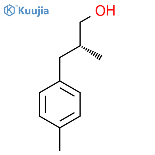 (2R)-2-methyl-3-(4-methylphenyl)propan-1-ol structure