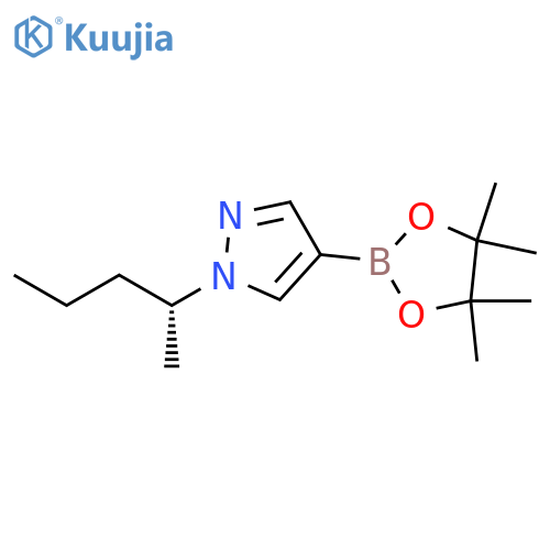 (R)-1-(Pentan-2-yl)-4-(4,4,5,5-tetramethyl-1,3,2-dioxaborolan-2-yl)-1H-pyrazole structure