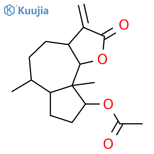 4-Hydroxy-11(13)-pseudoguaien-12,6-olide; (1α,4α,5β,6β,7αH,10β)-form, Ac structure