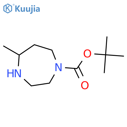 tert-butyl 5-methyl-1,4-diazepane-1-carboxylate structure