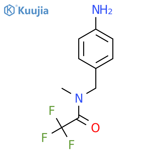 Acetamide, N-[(4-aminophenyl)methyl]-2,2,2-trifluoro-N-methyl- structure