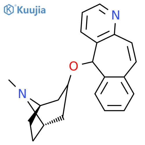 5H-Benzo[4,5]cyclohepta[1,2-b]pyridine,5-[[(3-endo)-8-methyl-8-azabicyclo[3.2.1]oct-3-yl]oxy]- structure