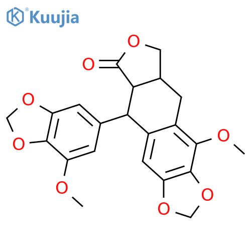 2,7'-Cyclo-3',4,4',5,5',6-hexahydroxy-8,8'-lignan-9',9-olide; (7'R,8R,8'R)-form, 3',4':4,5-Bis(methylene), 5',6-di-Me ether structure