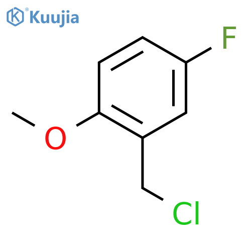 2-(chloromethyl)-4-fluoro-1-methoxybenzene structure