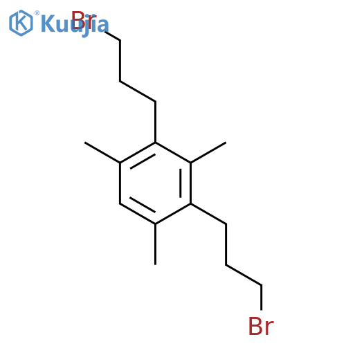 Benzene, 1,4-bis(3-bromopropyl)- structure