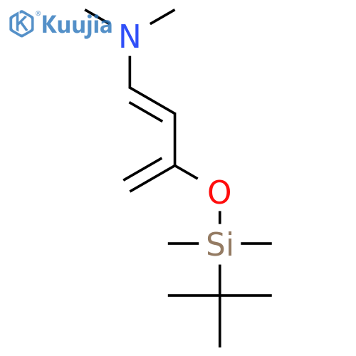 (1E)-3-[tert-butyl(dimethyl)silyl]oxy-N,N-dimethyl-buta-1,3-dien-1-amine structure