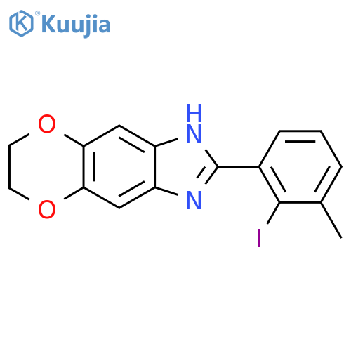 5-(2-iodo-3-methylphenyl)-10,13-dioxa-4,6-diazatricyclo7.4.0.0,3,7trideca-1(9),2,4,7-tetraene structure