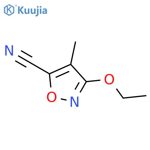 5-Isoxazolecarbonitrile,3-ethoxy-4-methyl- structure