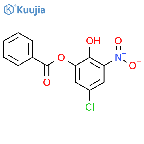 5-Chloro-2-hydroxy-3-nitrophenyl-benzene carboxylate structure