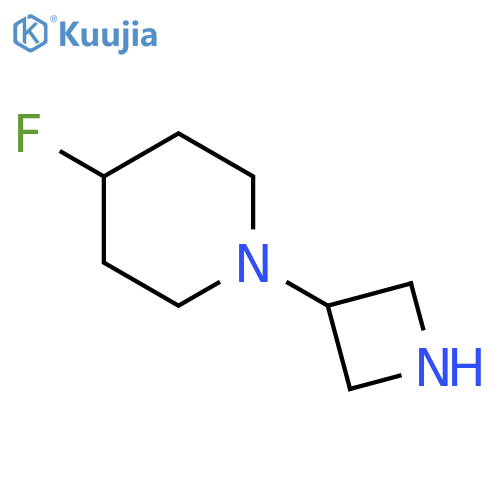 1-(azetidin-3-yl)-4-fluoropiperidine structure
