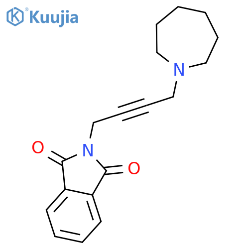 2-[4-(azepan-1-yl)but-2-yn-1-yl]-2,3-dihydro-1H-isoindole-1,3-dione structure
