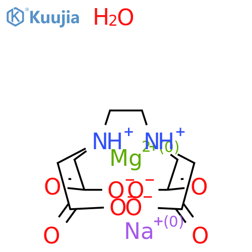 Ethylenediaminetetraacetic acid disodium magnesium salt xhydrate structure