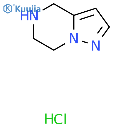 4H,5H,6H,7H-Pyrazolo[1,5-a]pyrazine hydrochloride structure