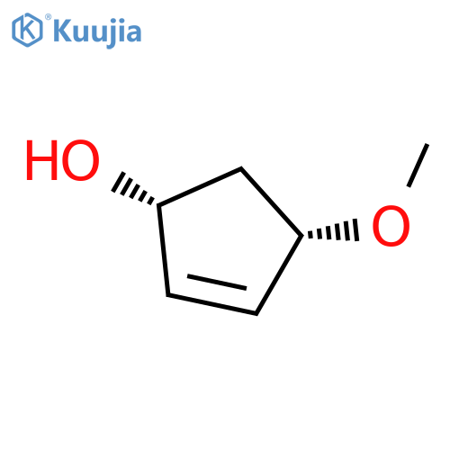 (1R,4S)-4-methoxycyclopent-2-en-1-ol structure