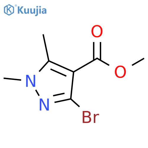 methyl 3-bromo-1,5-dimethyl-1H-pyrazole-4-carboxylate structure