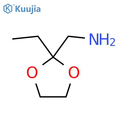 1-(2-Ethyl-1,3-dioxolan-2-yl)methanamine structure
