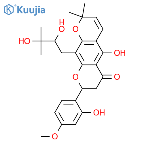 Lupinifolin; (S)-form, 2''',3'''-Dihydro, 2',2'''ξ, 3'''-trihydroxy, 4'-Me ether structure