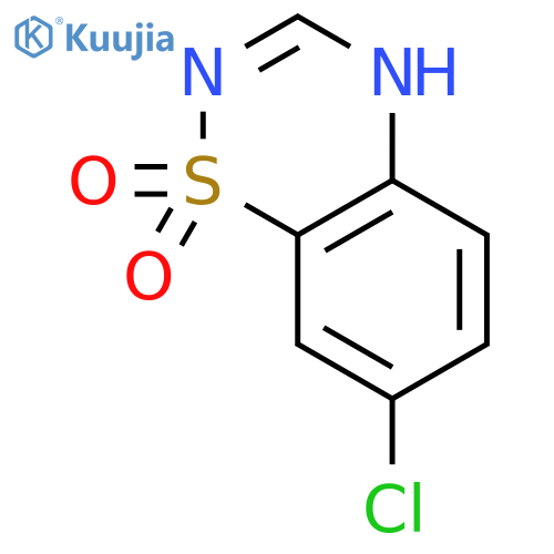7-Chloro-4H-benzo[e][1,2,4]thiadiazine 1,1-dioxide structure
