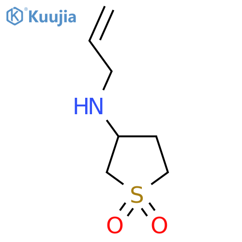 3-[(prop-2-en-1-yl)amino]-1λ?-thiolane-1,1-dione structure