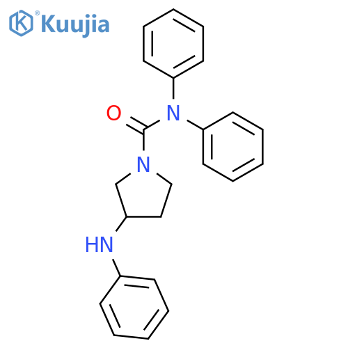 1-Pyrrolidinecarboxamide,N,N-diphenyl-3-(phenylamino)- structure