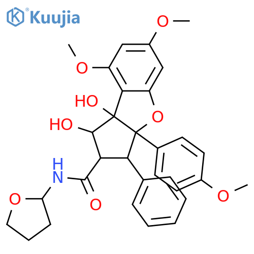 Rocagloic acid; Tetrahydro-2-furanamide(R-) structure
