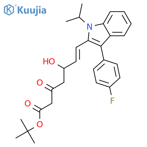 O-tert-Butyl-3-keto Fluvastatin structure