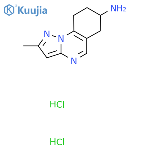 2-methyl-6H,7H,8H,9H-pyrazolo[1,5-a]quinazolin-7-amine dihydrochloride structure