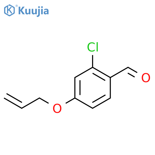 Benzaldehyde, 2-chloro-4-(2-propenyloxy)- structure