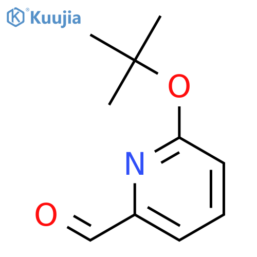 6-(tert-butoxy)pyridine-2-carbaldehyde structure