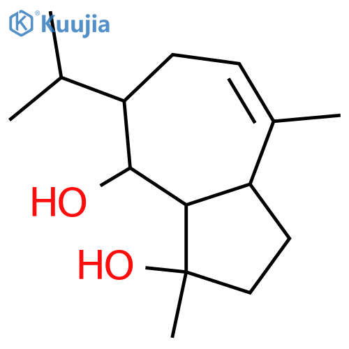 9-Guaiene-4,6-diol; (1α,4β,5β,6β,7αH)-form structure