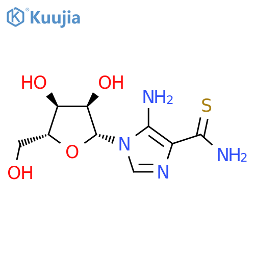 5-amino-1-beta-D-ribofuranosyl-1H-imidazole-4-carbothioamide structure