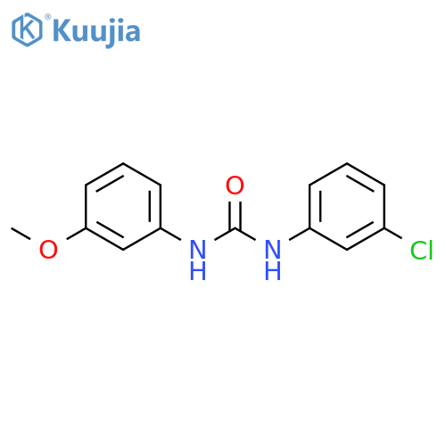 1-(3-chlorophenyl)-3-(3-methoxyphenyl)urea structure