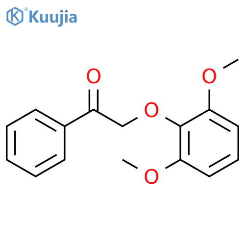 Ethanone, 2-(2,6-dimethoxyphenoxy)-1-phenyl- structure