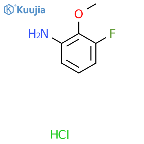 3-Fluoro-2-methoxyaniline hydrochloride structure