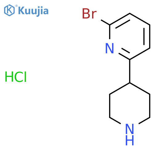 2-Bromo-6-(piperidin-4-yl)pyridine hydrochloride structure