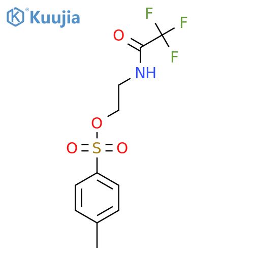 N-Trifluoroacetyl (2-tosyloxy)ethylamine structure