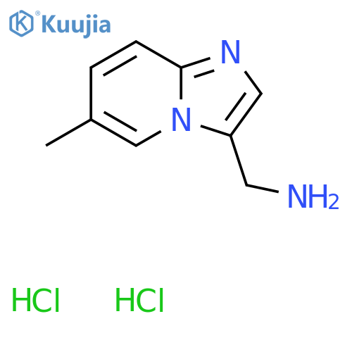 (6-Methylimidazo[1,2-a]pyridin-3-yl)methanamine dihydrochloride structure