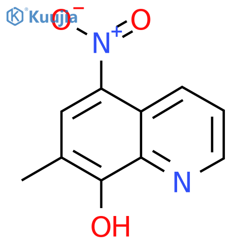 7-Methyl-5-nitroquinolin-8-ol structure